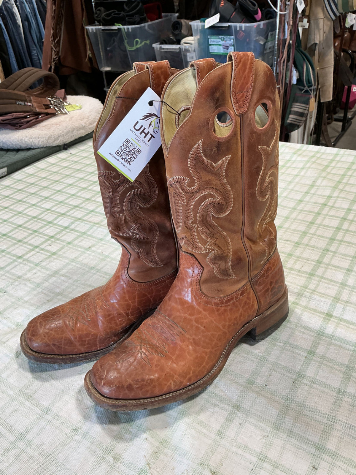 cowboy boots 9"