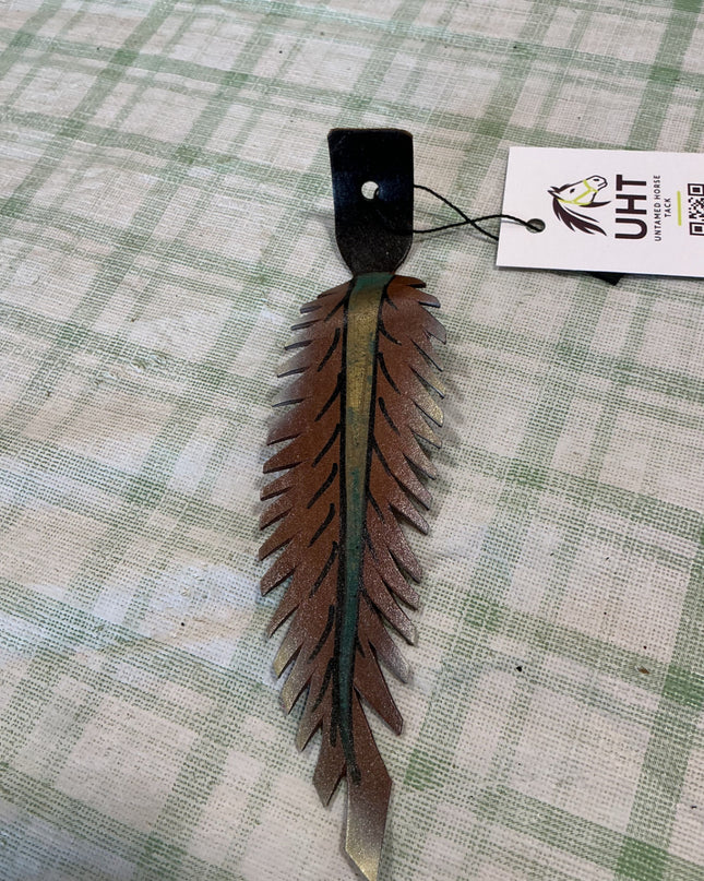cowboy hat decor feather 