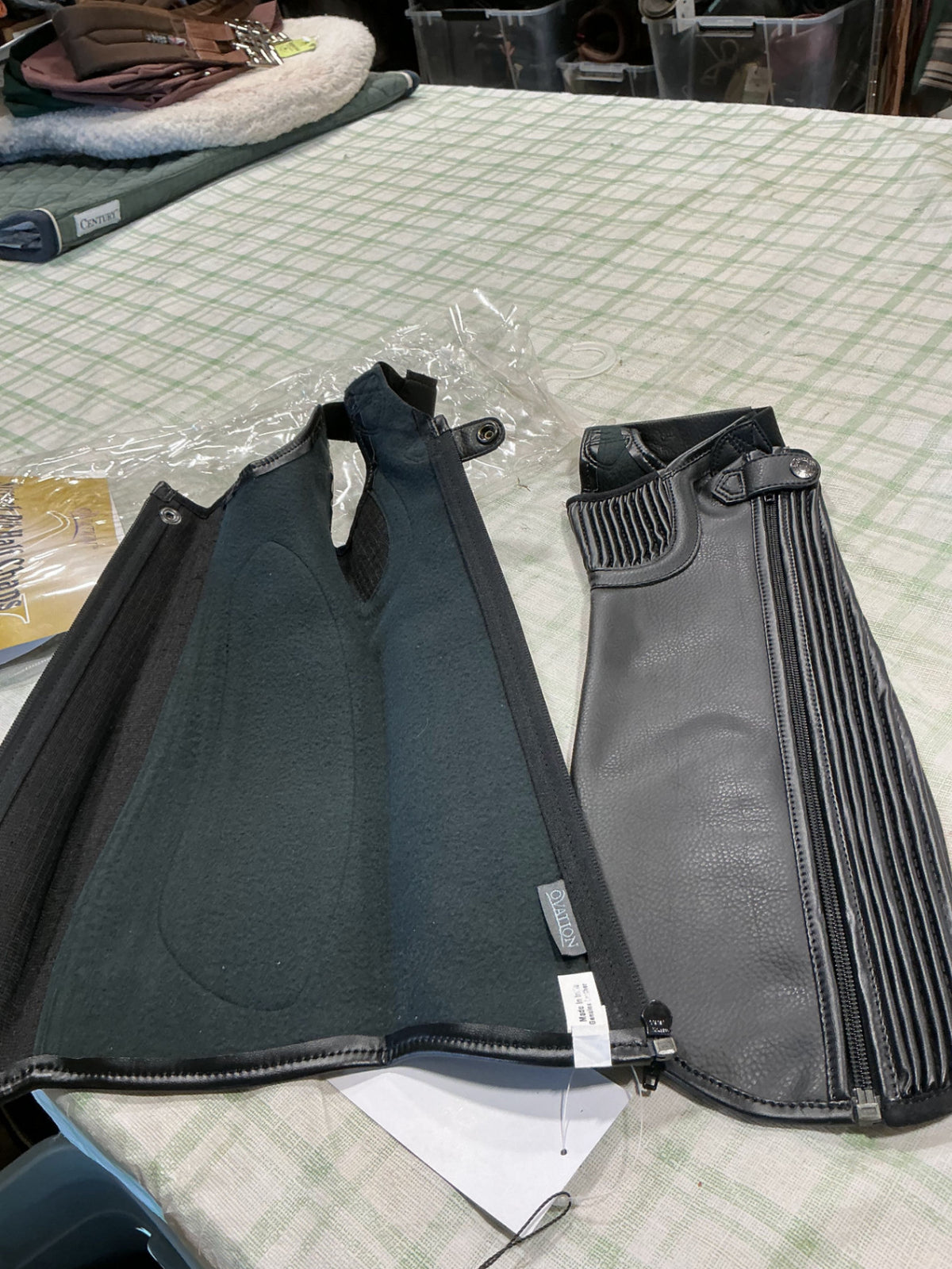 english half chaps short/small