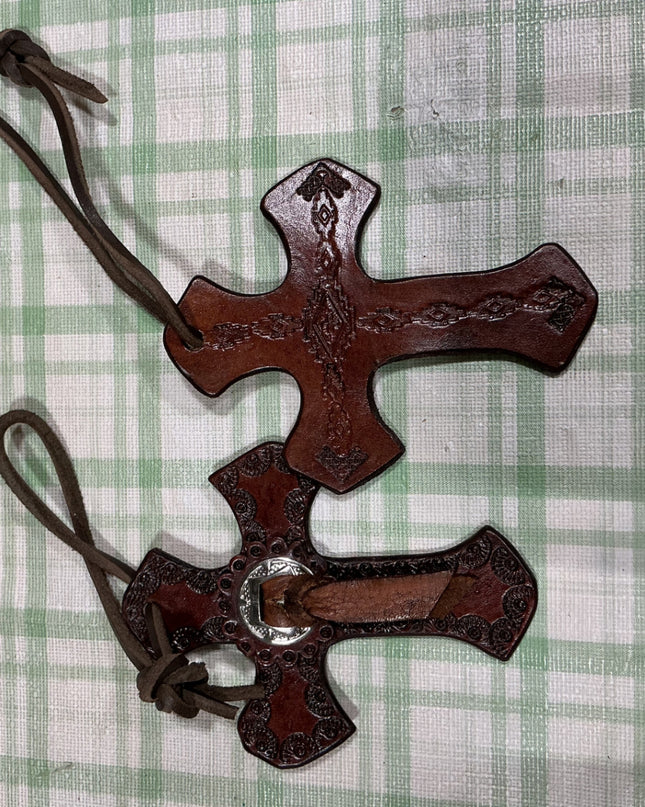 leather crosses 