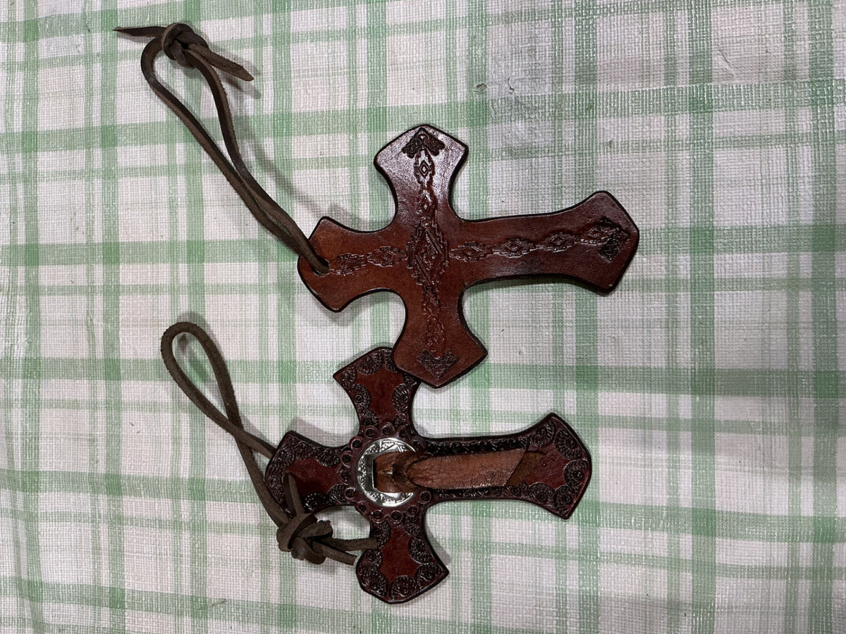 leather crosses 