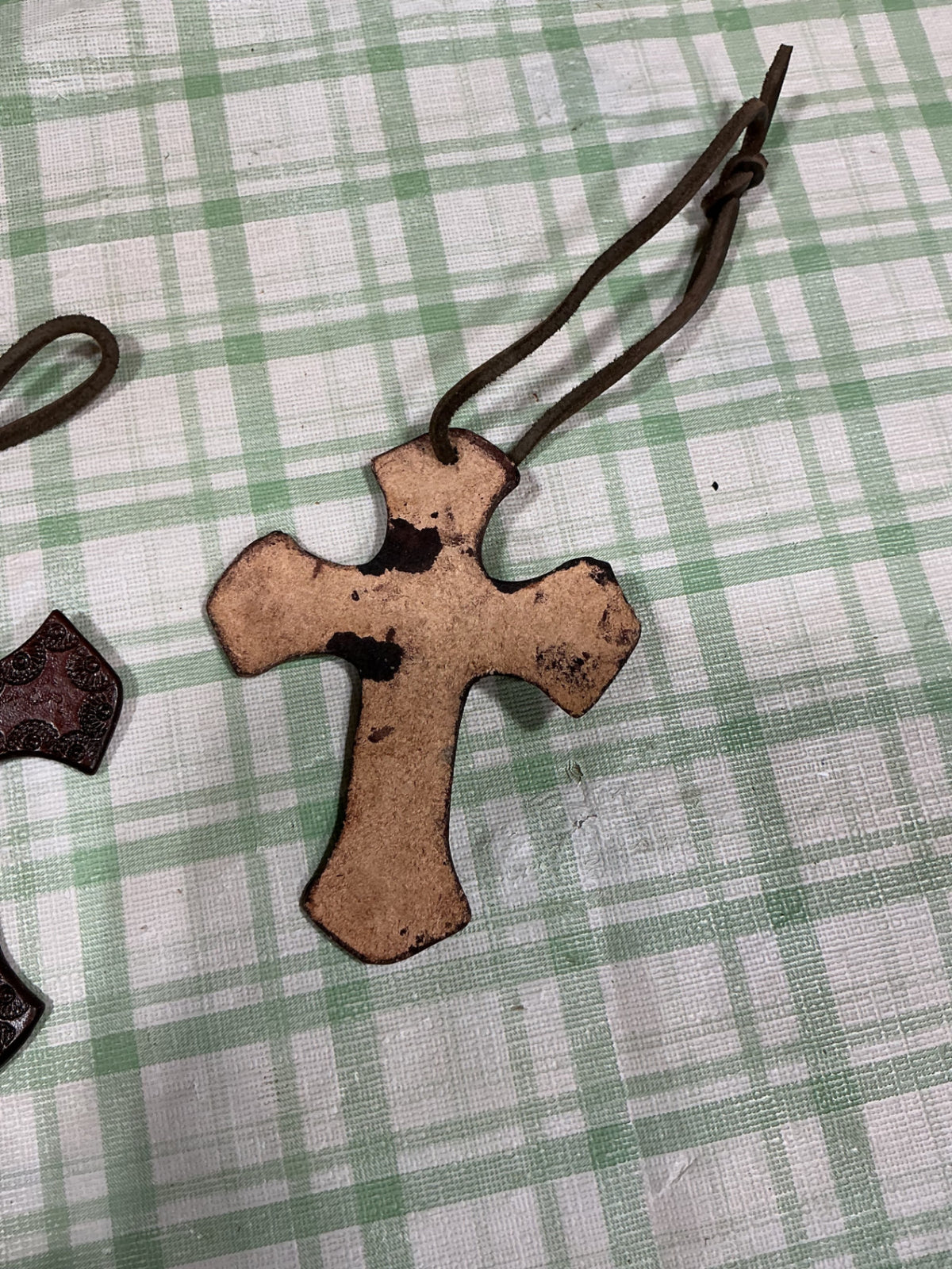 leather crosses 