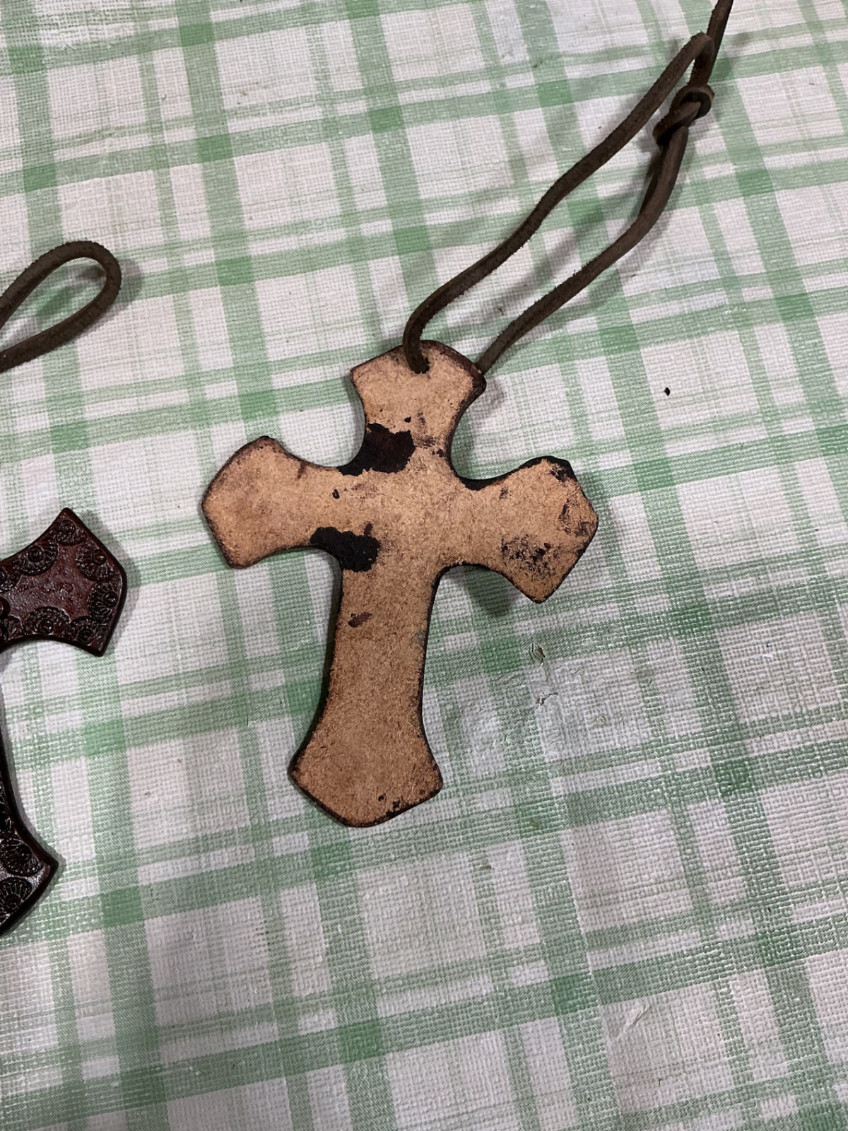 leather crosses 
