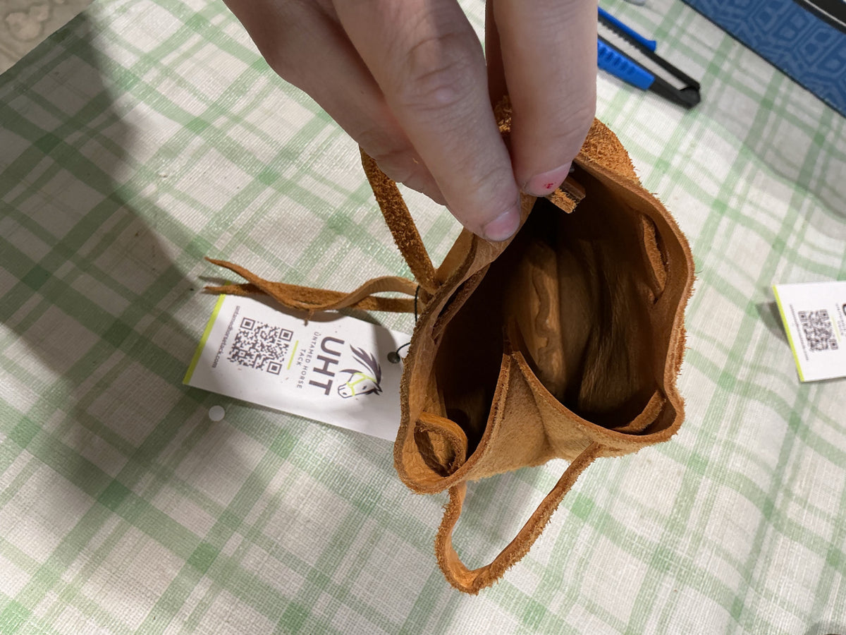 leather pouch small