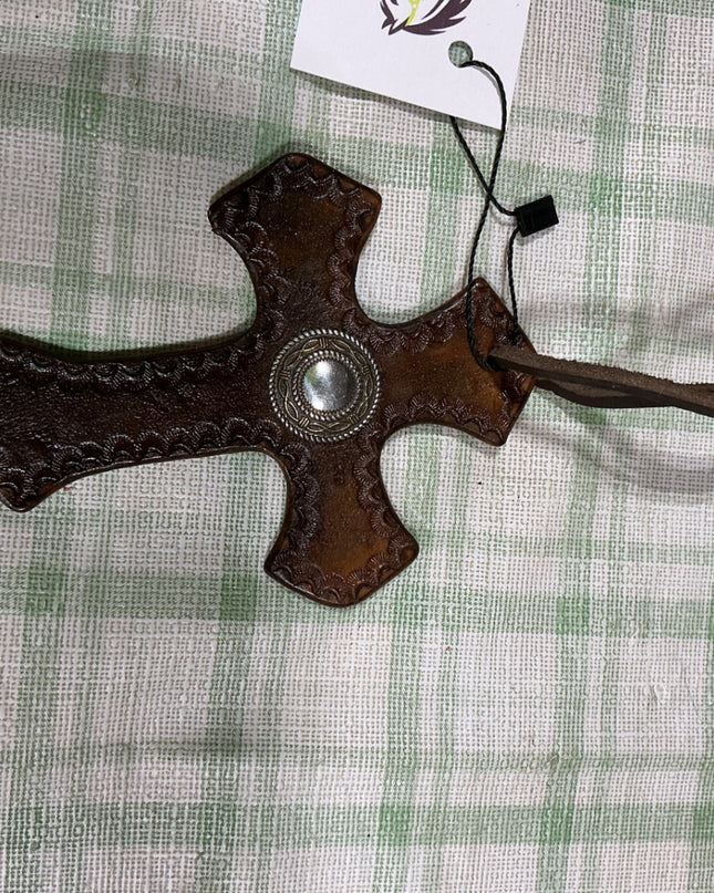 leather cross 
