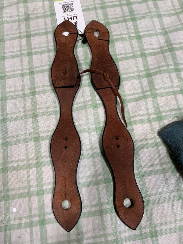 Slobber Straps – Leather, Curved Design, Long | Used, Very Good