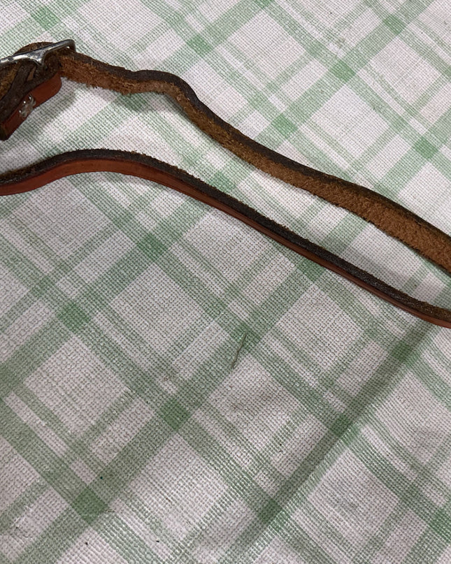 chin strap leather 