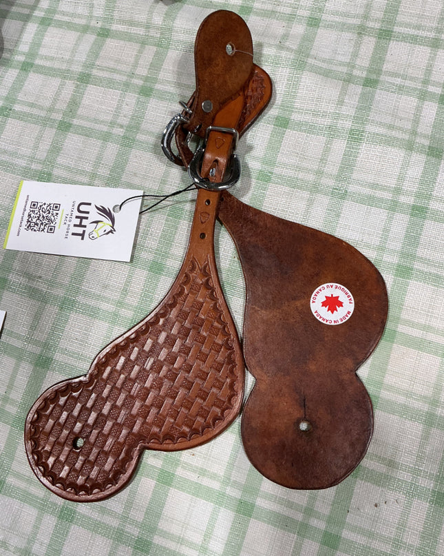 spur straps leather 