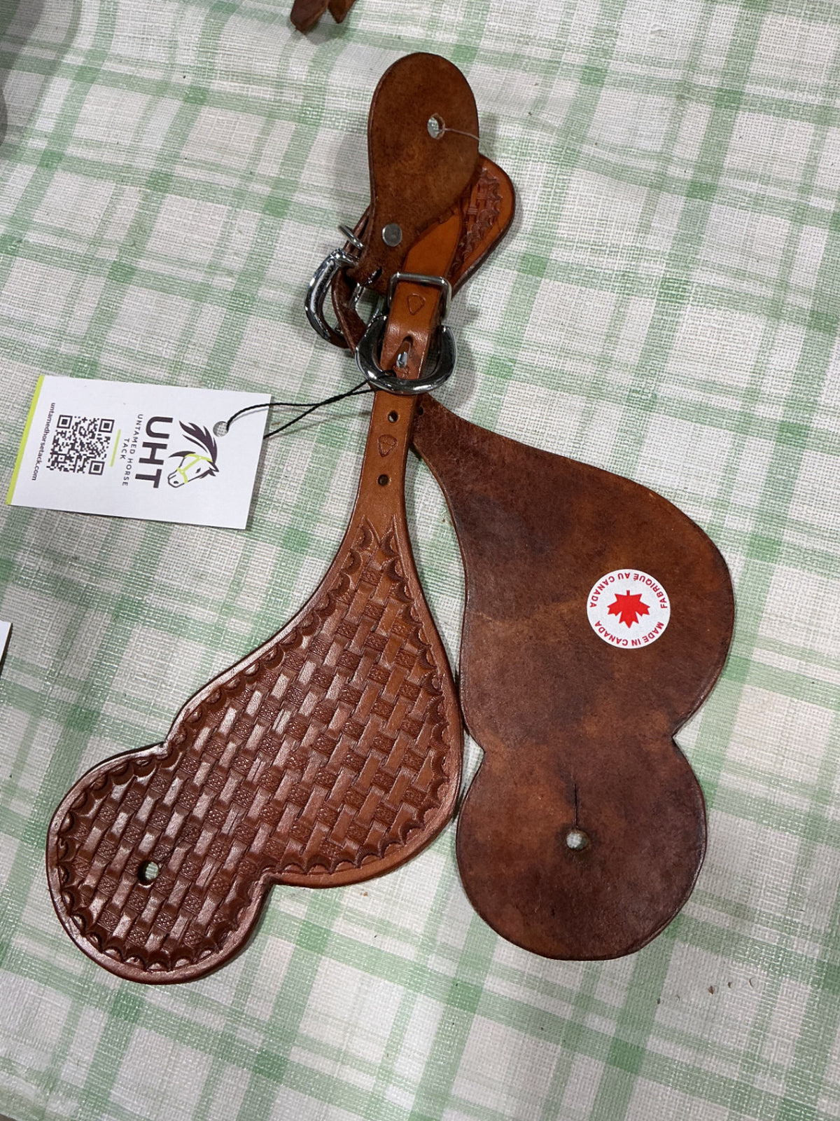 spur straps leather 