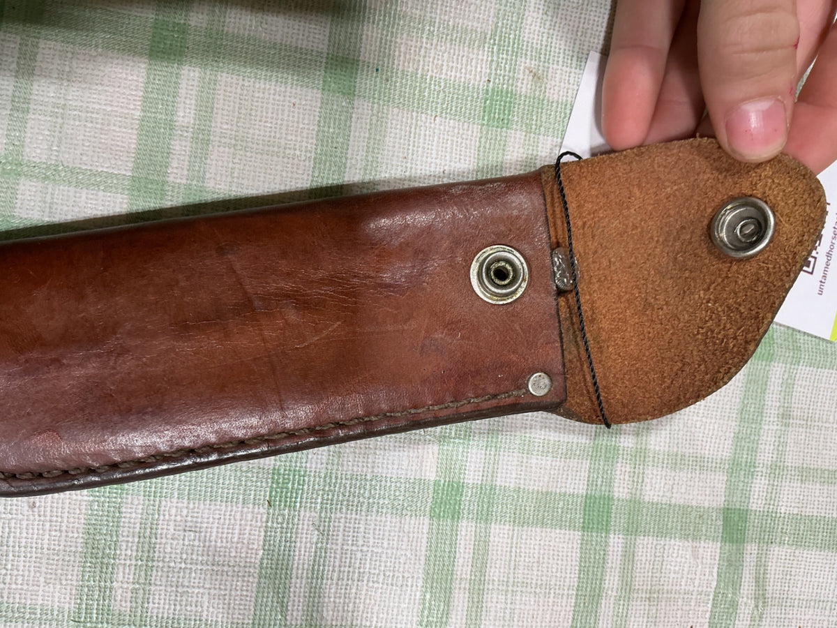 hoof pick holder leather