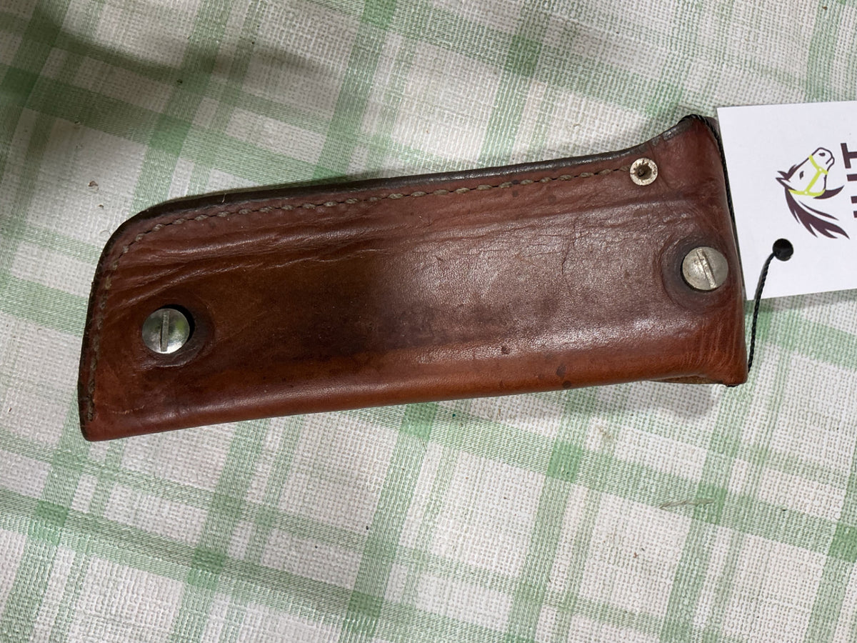hoof pick holder leather