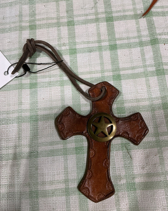 leather cross 