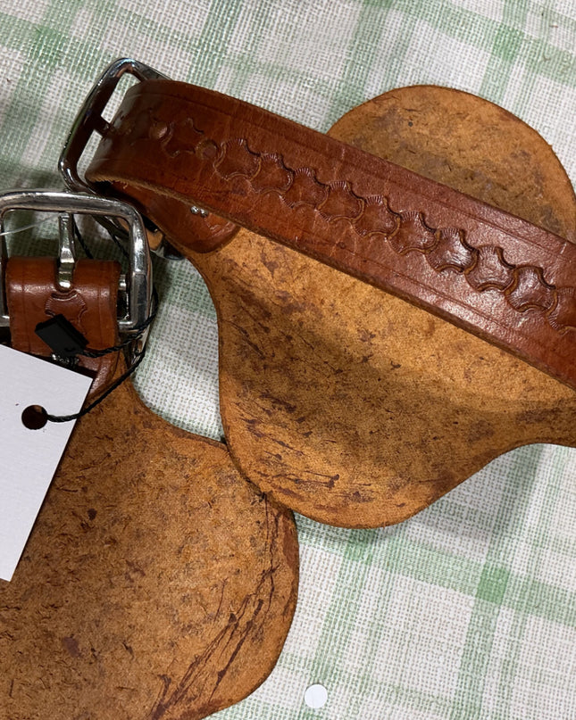 stirrup straps leather 