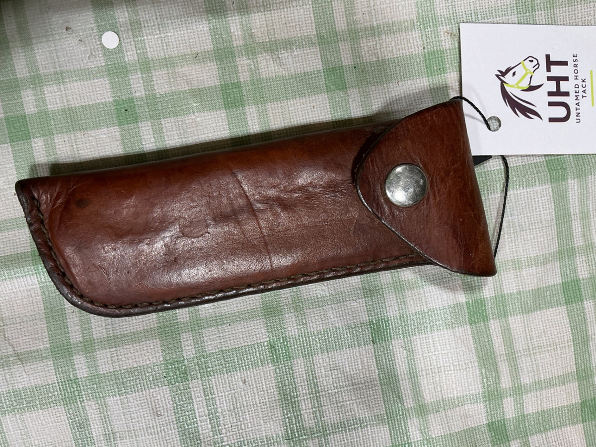 hoof pick holder leather