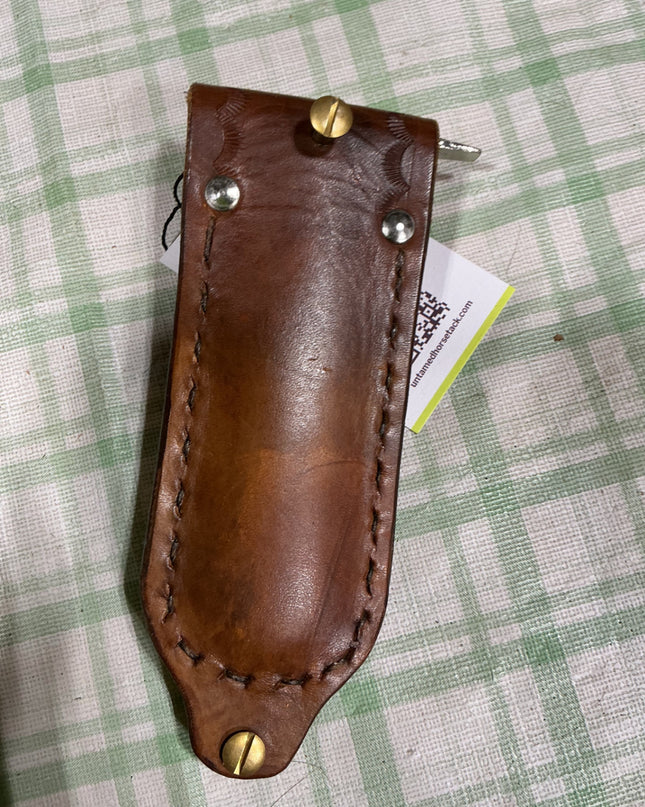 hoof pick holder leather 