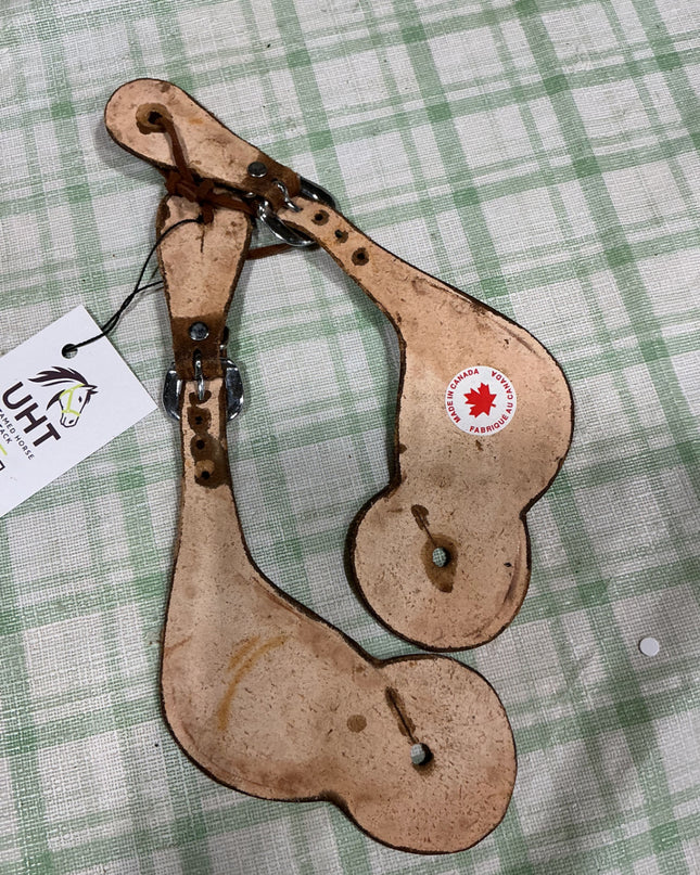 leather spur straps 