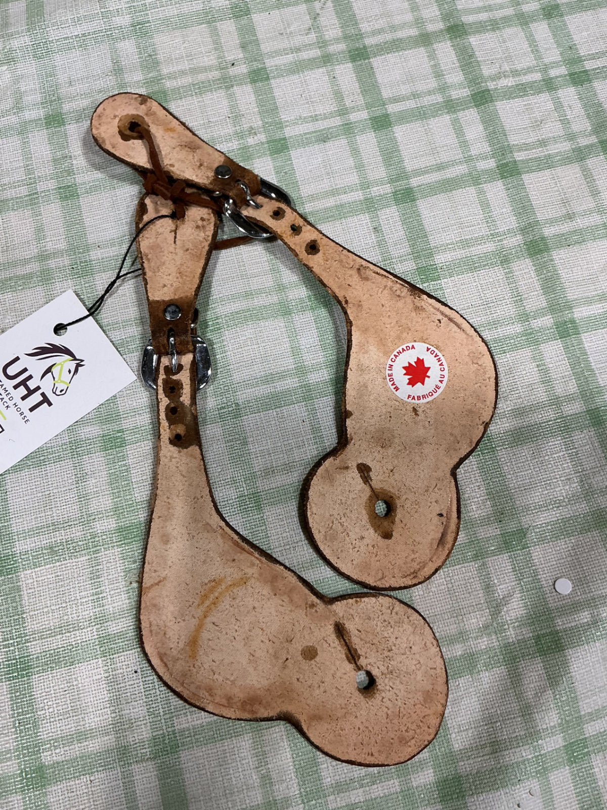 leather spur straps 