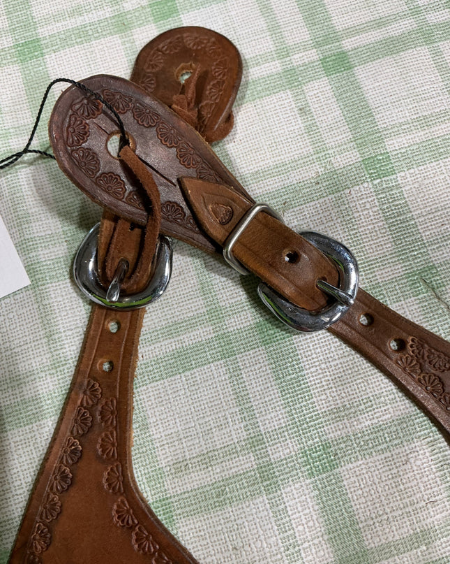 leather spur straps 