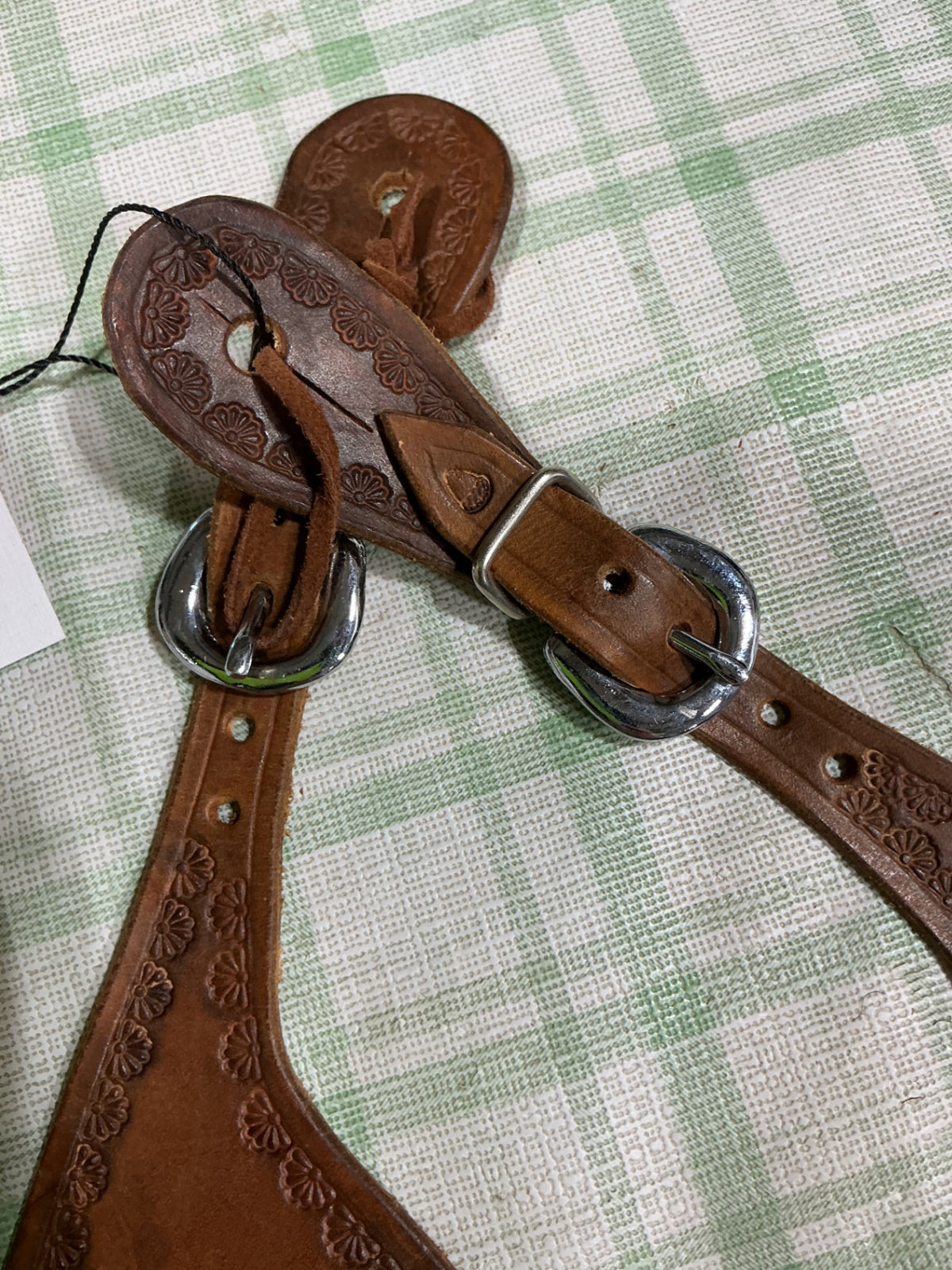 leather spur straps 