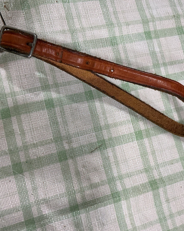 chin strap leather 