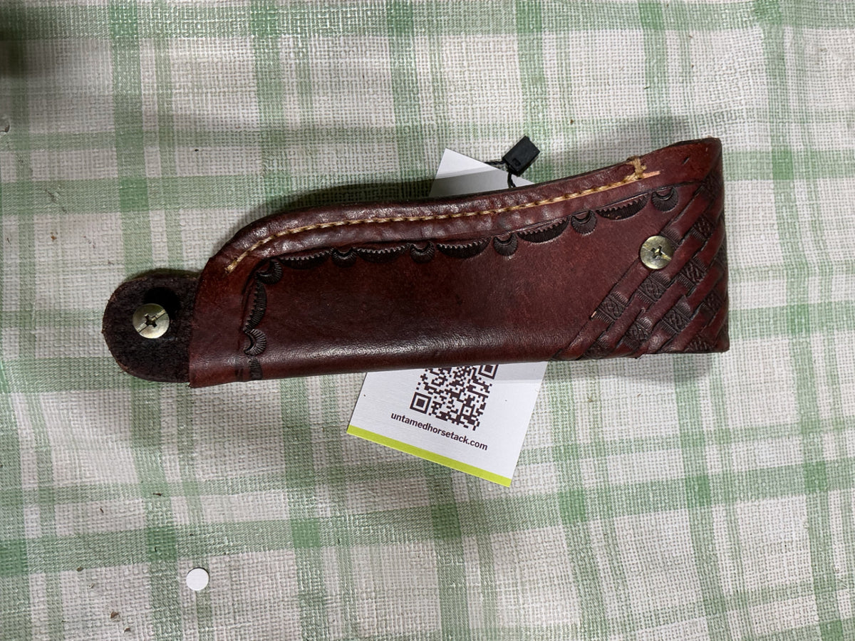 hoof pick holder leather