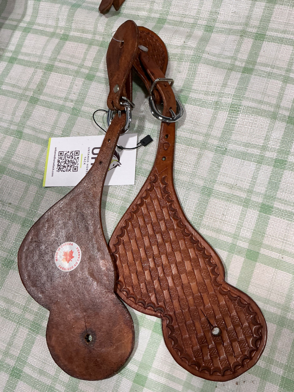 spur straps leather 