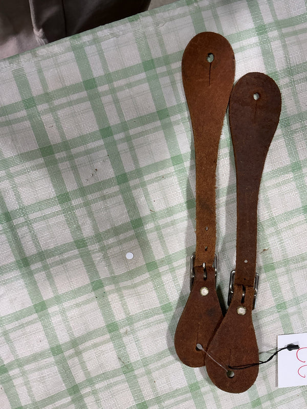 Western Spur Straps – Leather, Small | Used, Very Good