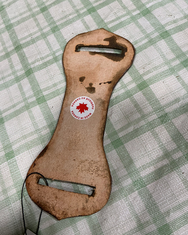 leather cinch keeper 