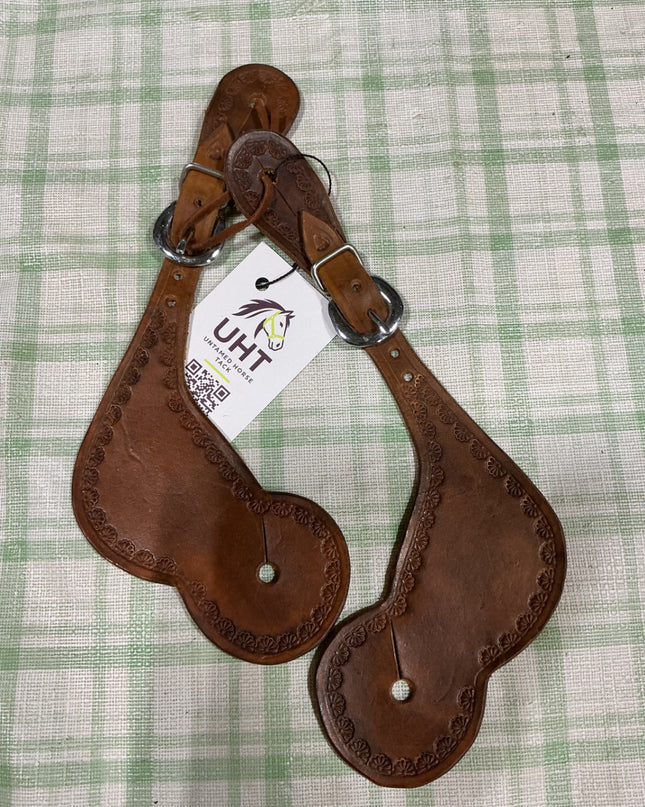 leather spur straps 