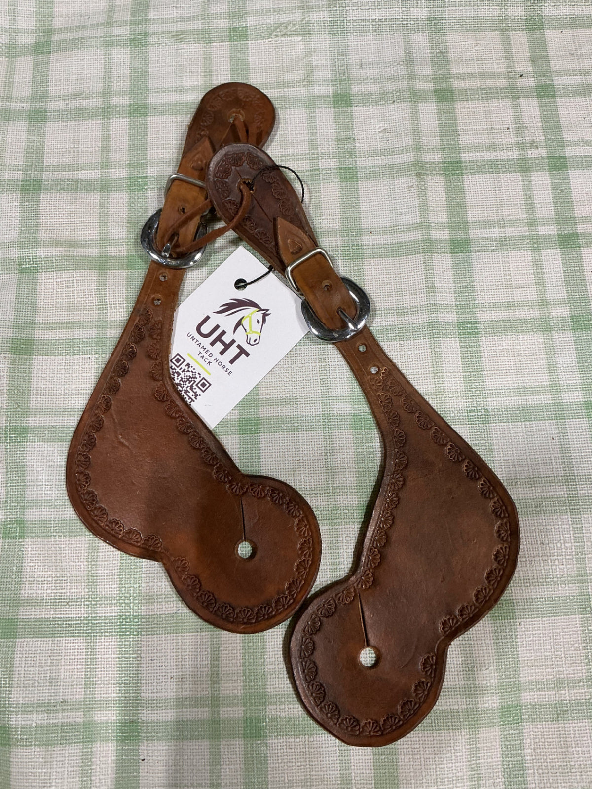 leather spur straps 