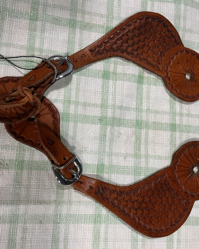 leather spur straps 