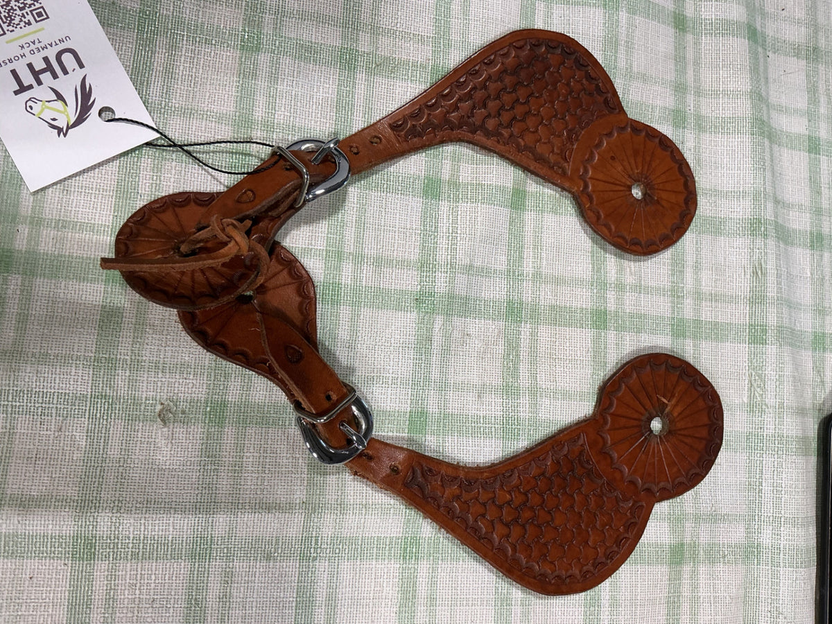 leather spur straps 