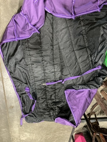 Winter Blanket – USED1680D 360g, Purple, 75" Detachable Neck