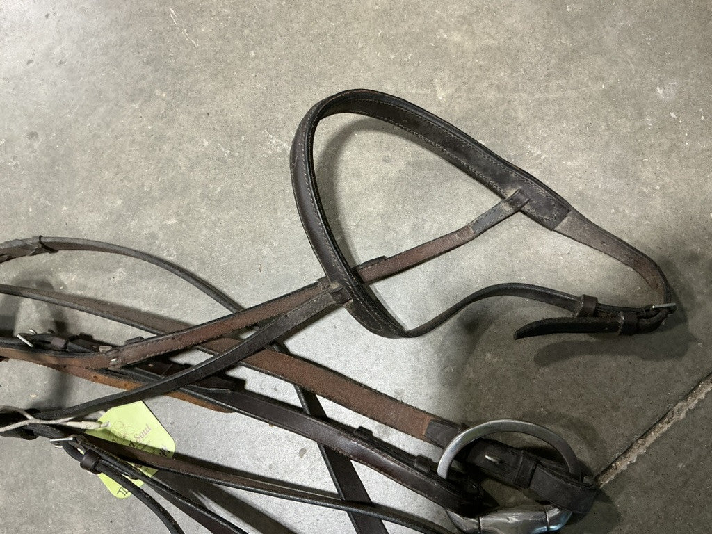 English Bridles Bit 5"  & Reins Brown