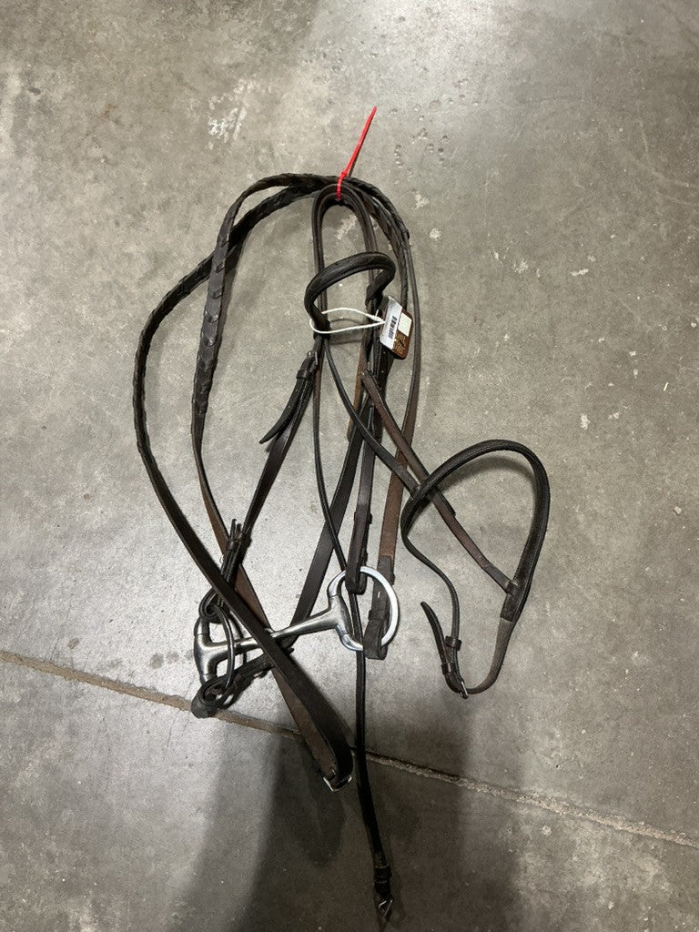 English Bridles Bit 5"  & Reins Brown