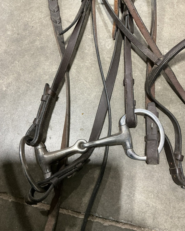 English Bridles Bit 5"  & Reins Brown
