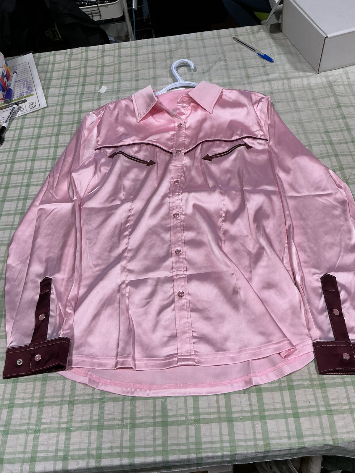 western shirt button up medium 