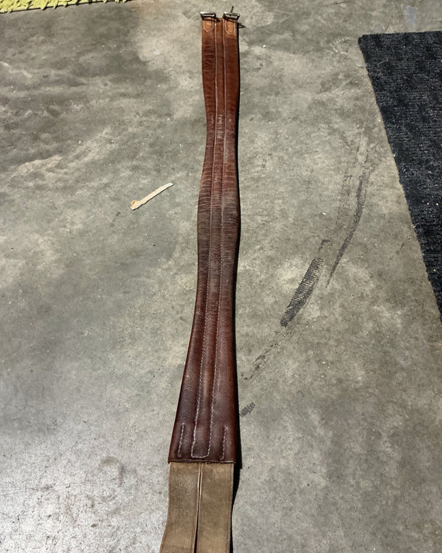 English GirthLeather48"Elastic