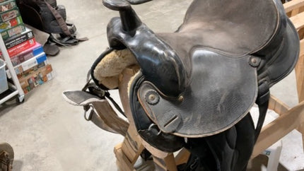 Western Saddle BigHorn 101 Black  S15" G7"