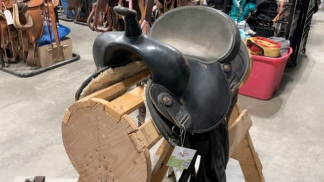 Western Saddle BigHorn 101 Black  S15" G7"