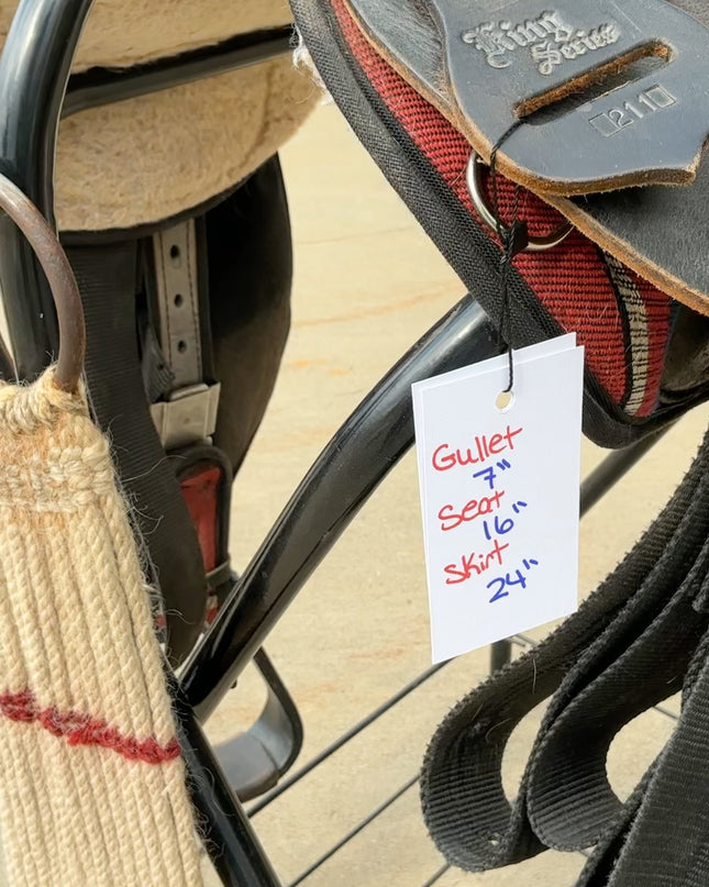 Western Saddle Synthetic S16"G7"