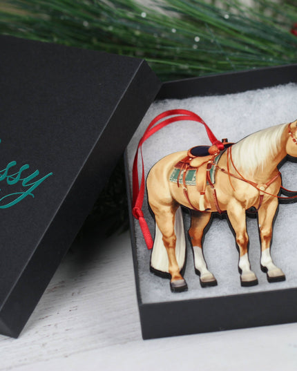Ornament Palomino  Quarter Horse Decor