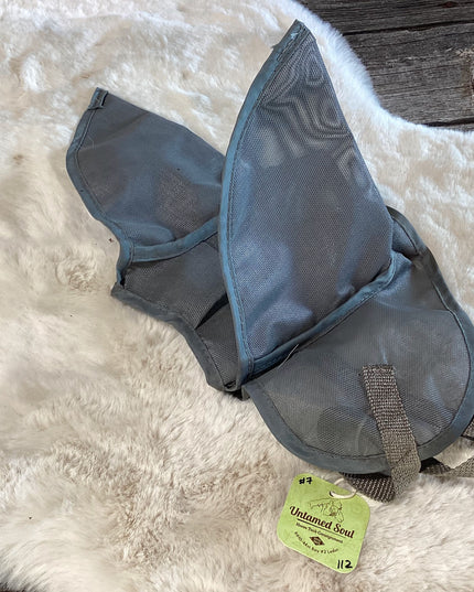 Fly Mask Ear small Grey