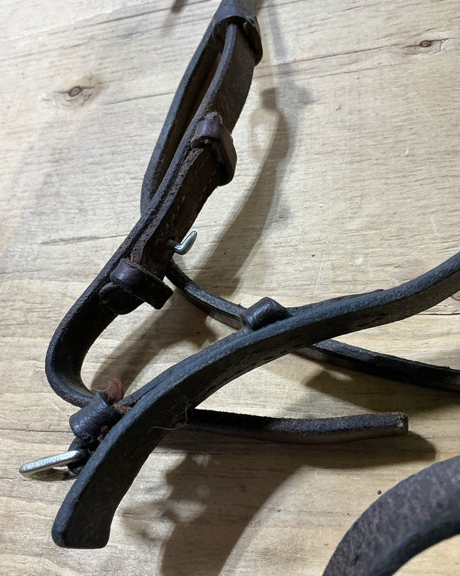 English Headstall  Brown Leather
