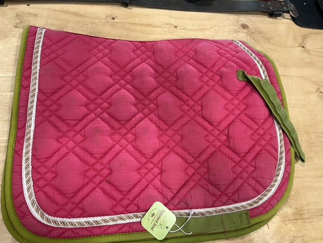 English Saddle Pad Pink Full Shedrow