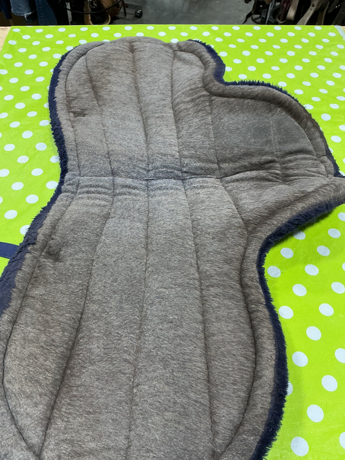 English 1/2 Saddle Pad – Fleece, Blue | Used