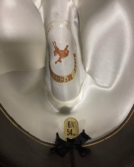 Western Cowboy Hat Brown 6 3/4"