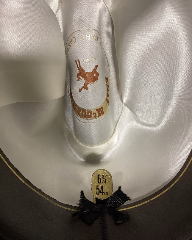 Western Cowboy Hat Brown 6 3/4"