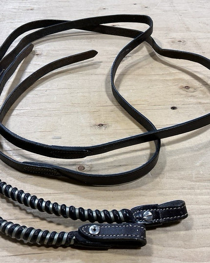 Western Reins Brown Leather