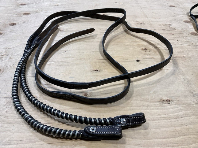 Western Reins Brown Leather
